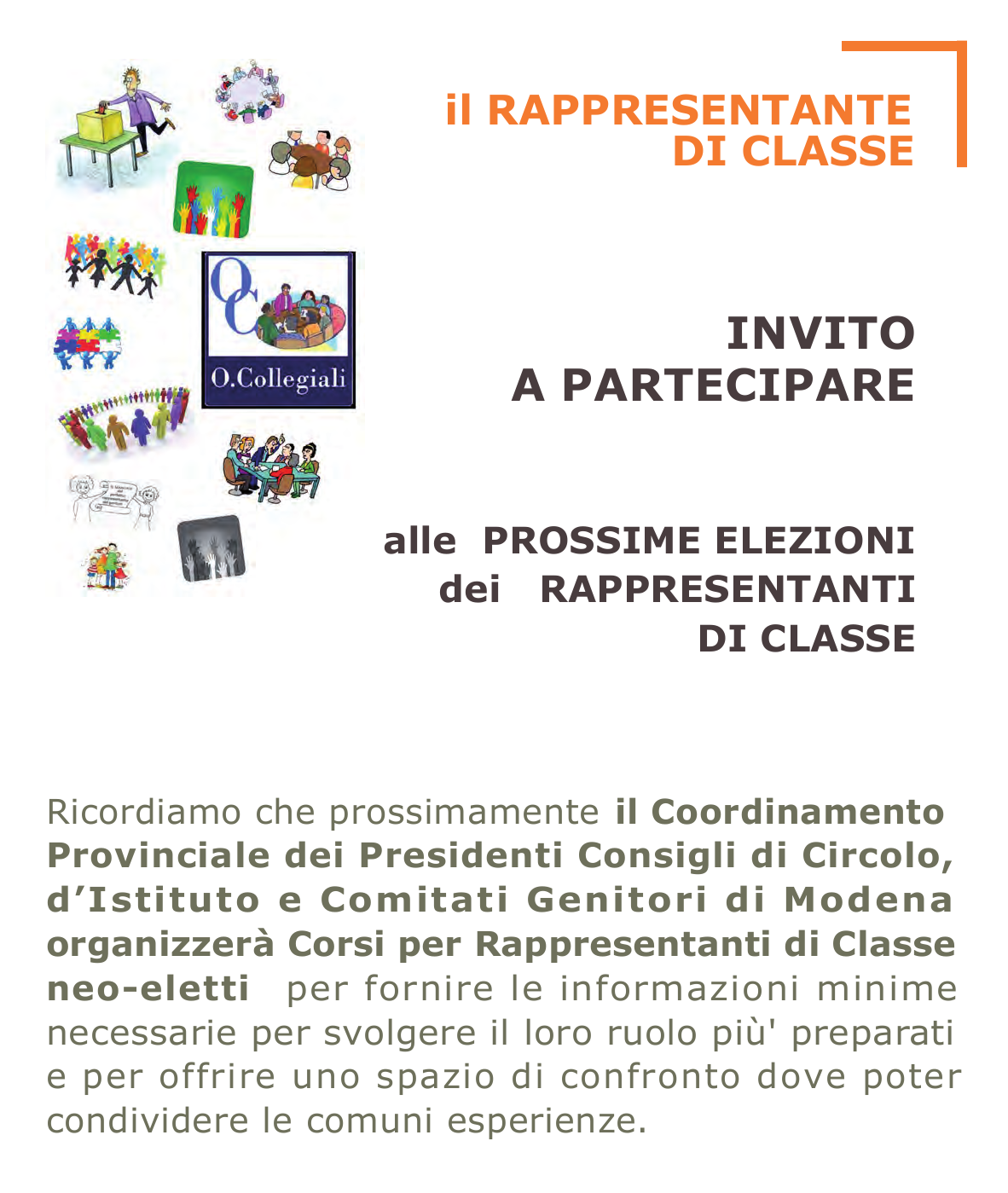 Il rappresentante di classe